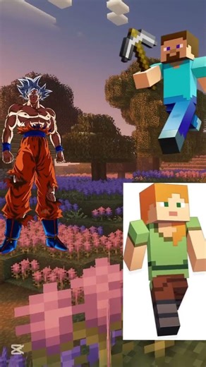 goku vs minecraft