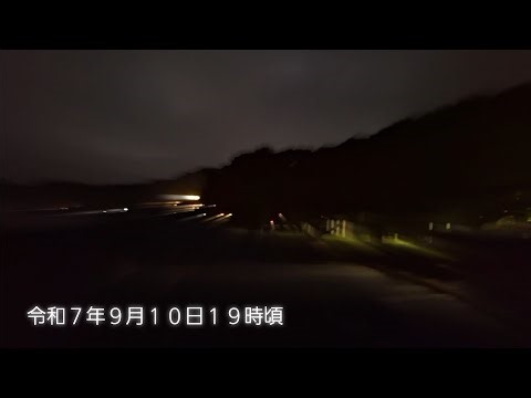 吟ぶら 夜の海 令和７年９月１０日