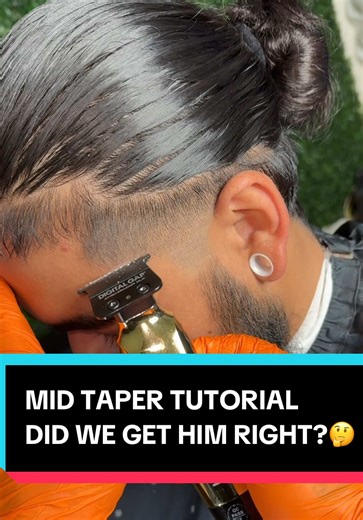 Mid Taper Fade Haircut Tutorial