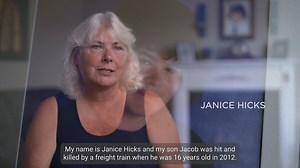 Jacob's mom tells the story of what happened when her son was distracted at a railroad crossing. A split second can change your life. #SeeTracksThinkTrain #STOPTrackTragedies #RailSafetyEducation | Operation Lifesaver Inc.