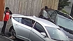 Here's surveillance footage of Northeast DC armed carjacking suspects