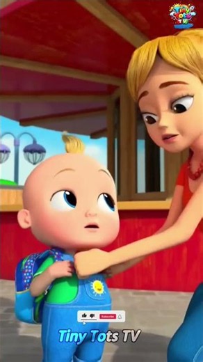 Baby's First School Bus Adventure! 🎒🚌 | Funny Cartoon | Tiny Tots TV