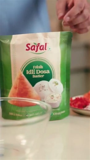 Safal on Instagram: "Weekend breakfast sorted! 💛 From golden, crispy dosas to soft, fluffy idlis — make it all with Safal Idli Dosa Batter. ✨ Ready to use ✨ Naturally fermented ✨ Preservative-free goodness Get yours now! #SafalIdliDosaBatter #SafalProducts #SafalStore"