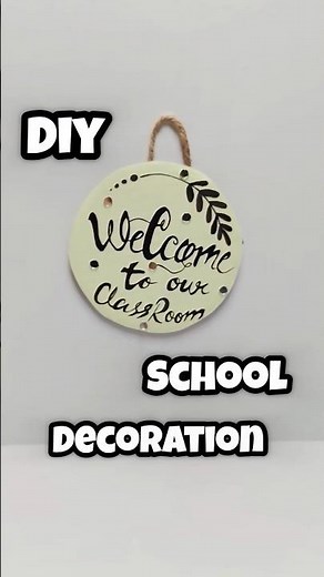 DIY Decoration For School 🏫#diy #shorts #viral