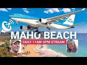 ✈️ LIVE August 1 | Maho Beach Plane Spotting | SXM Airport St. Maarten (with ATC)
