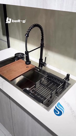 Transforma tu cocina con el fregadero Belt-G