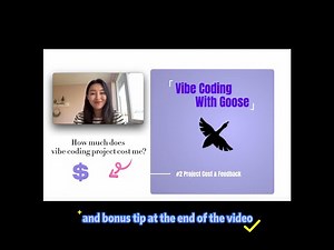 Vibe Coding with Goose 🪿 | Building an AI-Powered App: Scope, Cost, & Lessons Learned(Ep. 2)