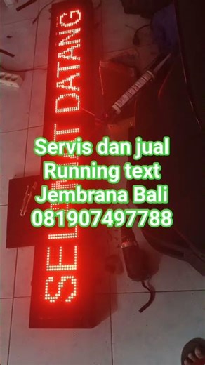 Running text servis