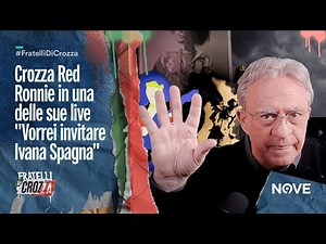 Crozza Red Ronnie in una delle sue live "Vorrei invitare Ivana Spagna" | Fratelli di Crozza