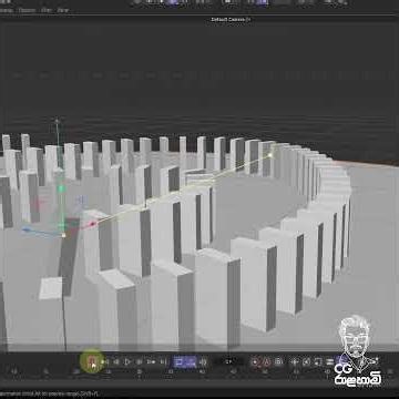 Cinema 4D Domino Animation Tutorial ⚡ MoGraph + Dynamics