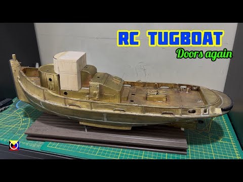 Rc tugboat (……….) full metal scratch build Ep. 43