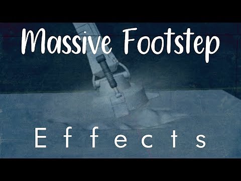 Create Massive Footstep Effects in Blender