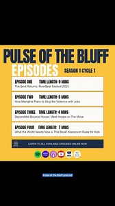 Round 2 is HERE! We’ve been busy behind the scenes launching the second cycle of Season 1: Pulse of the Bluff Podcast — and trust us, Memphis still has plenty to say! Our first 20 episodes were just the beginning. Now, we're bringing you 20 more powerful stories from real people making waves in the Bluff City. From culture to community, hustle to healing — this new round will not disappoint! You can listen to Pulse of the Bluff everywhere you stream your favorite podcasts — Spotify, Apple, Amazo