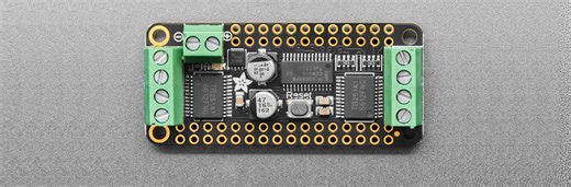 FeatherWing of the Day: DC Motor   Stepper FeatherWing #WingOfTheDay