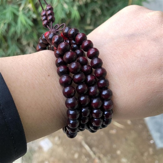 Prayer Beads Charms Tibetan Red Wood Carved Small Round Shape Mala Beads,buddha Bracelet,mala Prayer Beads Bracelet, Tibetan Buddhist Gift - Etsy