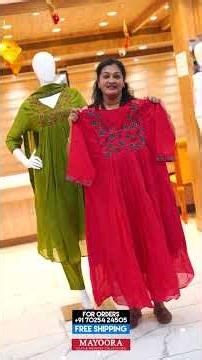 ✨ Ready-Made 3 Pcs Mull Chanderi Churidar Set ✨