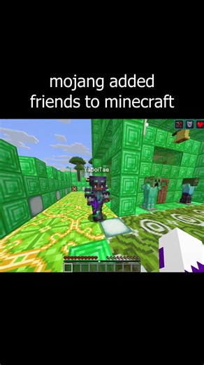 mojang added friends to minecraft