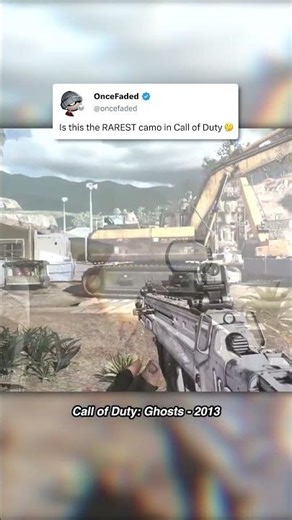 Call of Duty's RAREST camo in Black Ops 2 😭 #nostalgia #callofduty