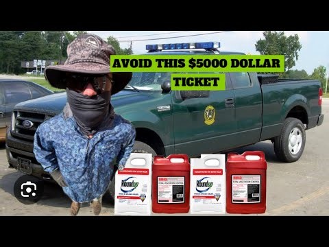 $5000 dollar fine! How to get your OTPS license in ALABAMA for spraying weed killer