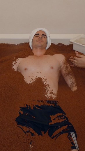 Relaxing ASMR: Hot Volcanic Sand Bath and Massage in Bangkok, Thailand