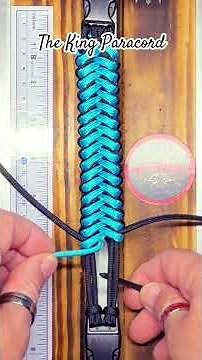 Vertebra Paracord Bracelet | Spine-Inspired Survival Weave #paracordbracelet #handmade #diy #knot