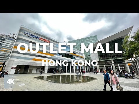 BIGGEST Outlet Mall in Hong Kong | Citygate Outlets | Walking Tour | 4K | ETV