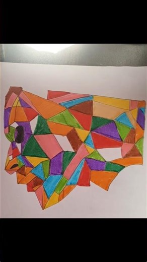 How to make apattern drawing with brush colour,pattern drawing easy #trainding#art#drawing#painting