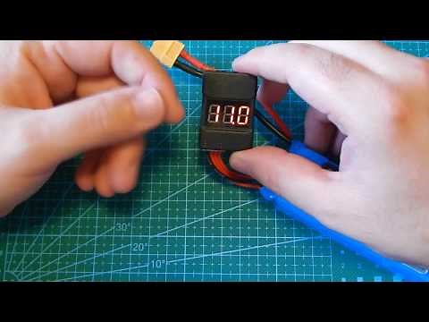 BX100 Battery Voltage Tester Low Voltage Alarm Buzzer For 1~8S Lipo Battery