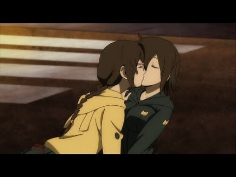 Durarara!! Kururi and Mairu Yuri Moments