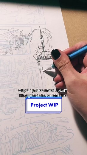 inking a lot! inking a lot of stuff indeed. 🗿#comics #traditionalart #inking #illustration #artistsontiktok