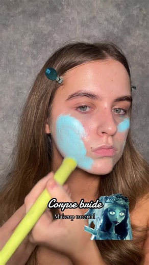 Corpse Bride makeup tutorial🖤##halloween##corpsebride##timburton##viral##fyp