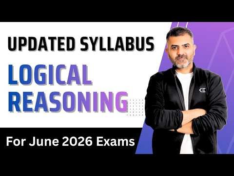 Logical Reasoning - Latest Syllabus | UGC-NET Paper 1 for June 2026