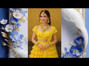 Trending Haldi Dresses for Girls 2025 | Stylish Yellow Outfits & Wedding Function Ideas