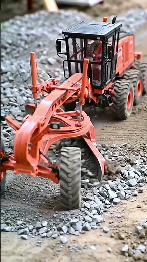 RC Construction Mastery: Grader & Loader Tackle the Terrain! 🚧