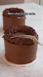 544K views · 10K reactions | Mini chocolate cake recipe so good and easy to make! It makes two 3 inch cakes and one 4 inch mini cake of two layers each. | Pies and Tacos | Facebook