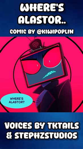 Where's Alastor? | #hazbinhotel #hazbinhotelseason2 #comicdub #vox #alastor #voxhazbinhotel #shorts