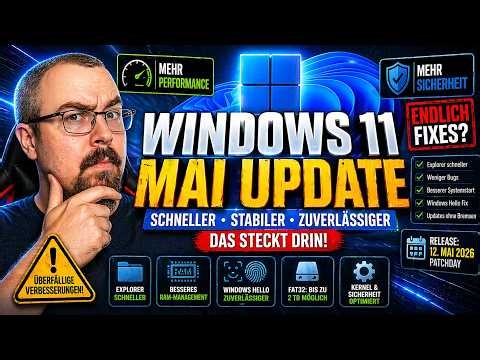 Windows 11 Mai Update: Endlich schneller und stabiler oder wieder nur Versprechen