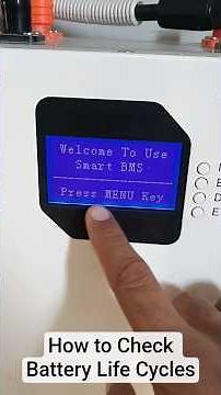 How to Check Lithium Battery Life Cycles #lithiumbattery #solarbattery#lifecycles