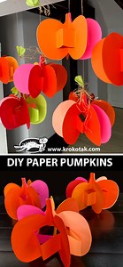 DIY PAPER PUMPKINS