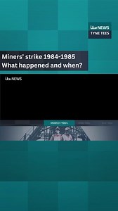 It's 40 years this week since the miners' strike began. Two-hundred-thousand men downed tools in March 1984 - including the near 23,000 from the coalfields of County Durham and Northumberland. | ITV Tyne Tees