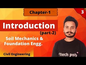 Soil Mechanics and Foundation Engineering | Demo Class |Chapter-1 Introduction (part-2)