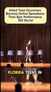 Kilted Teen Drummers Become Online Sensations – Their Epic Performance Still Stuns! | Talent Spotlight