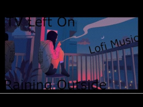 WHITE NOISE - Lofi music, rainy day, tv left on...
