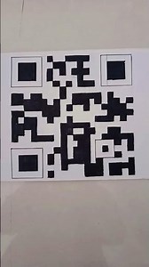 I draw the QR code😎😎😎😎#art#skills