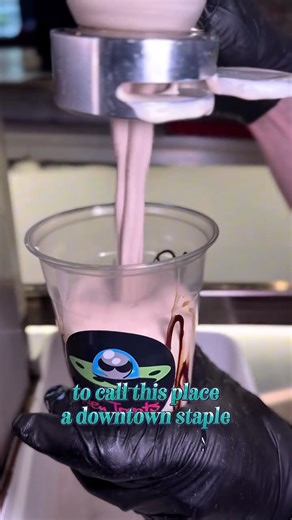 We've made contact! 👽 Our Swirl Freeze machine has landed at @alien_treats_fl , and they're using it to create desserts that are truly outta this world! Just look at their "Probe Milkshake" – they're using their Swirl Freeze to blend up a chocolatey, nutty flavor that boldly goes where no man has gone before. 🛸 We love seeing our partners get creative! #SwirlFreeze #PartnerSpotlight #IceCreamMachine #florida #icecream | Swirl Freeze