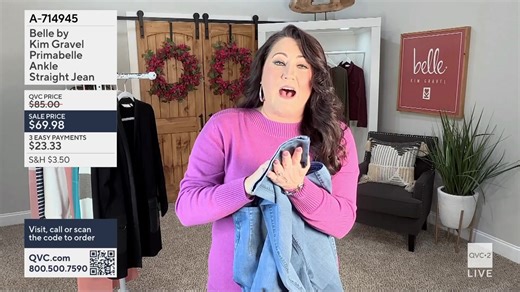 You are watching Belle by Kim Gravel - Fashion on QVC2®. Shop the show, here: https://qvc.co/shopqvc2january2026 | QVC Live