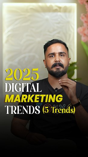 1K views · 6 comments | In 2025, digital marketing will change a lot. 5 trends to look at. AI will help with better communication, social apps will also become shopping apps, and short videos will stay popular. Many viral videos will be made using AI, so learning these tools is important. #soravjain #digitalmarketing | Sorav Jain | Facebook