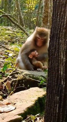 Dragging the little monkey's feet and running Aite, you want Aite's people to have cute pets, monkey | Monkey Vdo