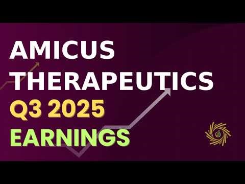 Amicus Therapeutics, Inc FOLD Q3 2025 Earnings Call