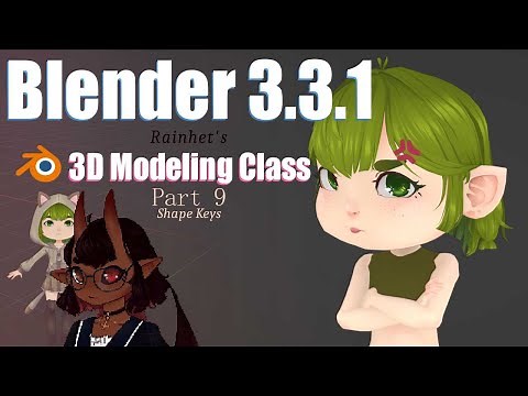 Blender Part 9 How to add Shapekeys/ Blendshapes || VTuber Vrchat Avatar Tutorial 2022